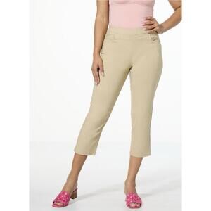 HUE Everyday Stretch Knit Pull-On Capri Pant - 892-860 XS NEW